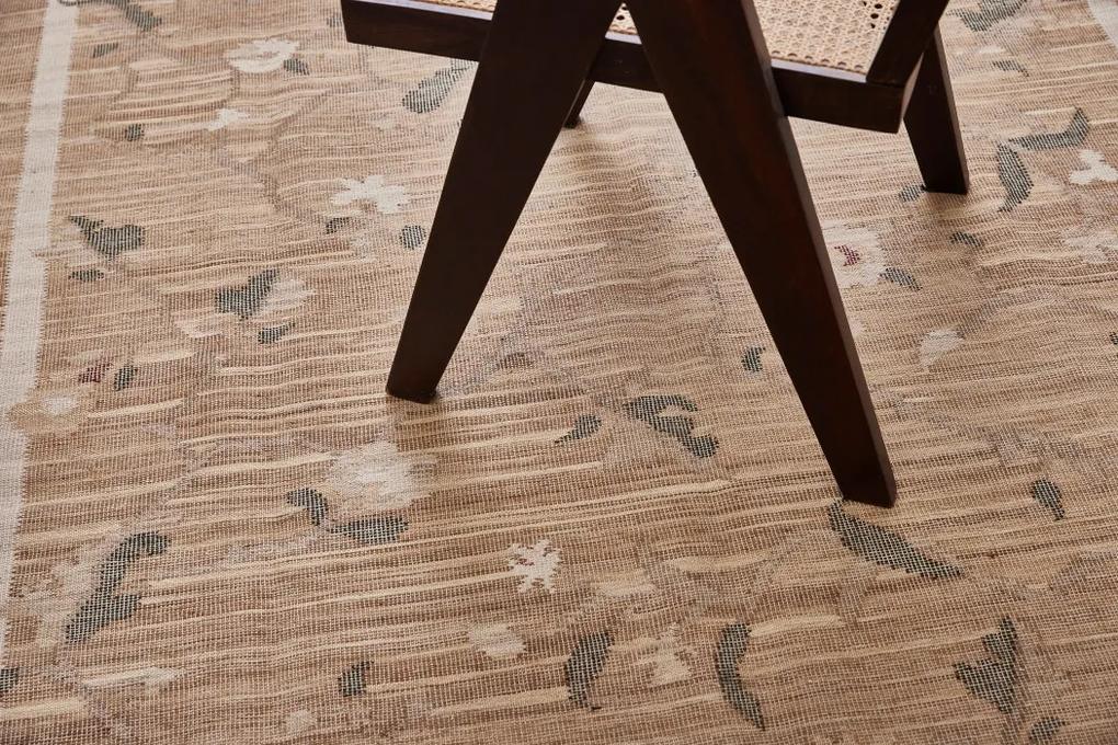 Diamond Carpets koberce Ručne viazaný kusový koberec Flora DESP P48 Brown Mix - 240x300 cm