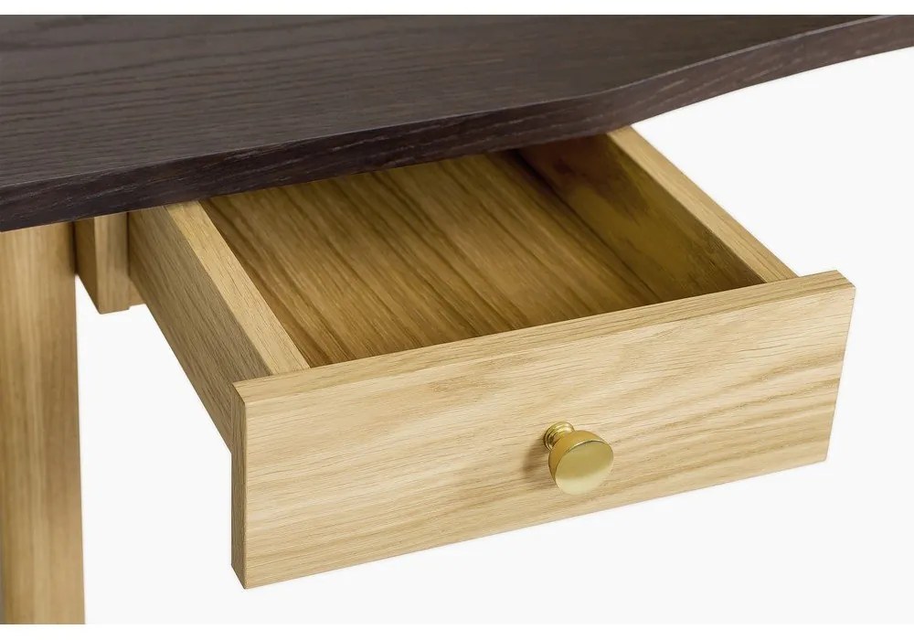 Pracovný stôl v dekore duba 70x140 cm Nice – Woodman