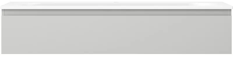 Mexen Orio, kúpeľňová skrinka 120 cm s umývadlom Vela, 1 zásuvka, šedá matná/biela matná, 91A10-12023-1-BF62-W23M01