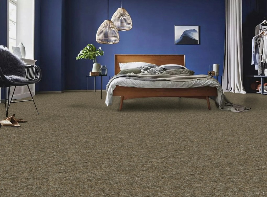 Beaulieu International Group, Koberec metráž New Orleans 142 s podkladom Resine, na mieru, šíře 4m, hnedá, resine, chodba / predsieň