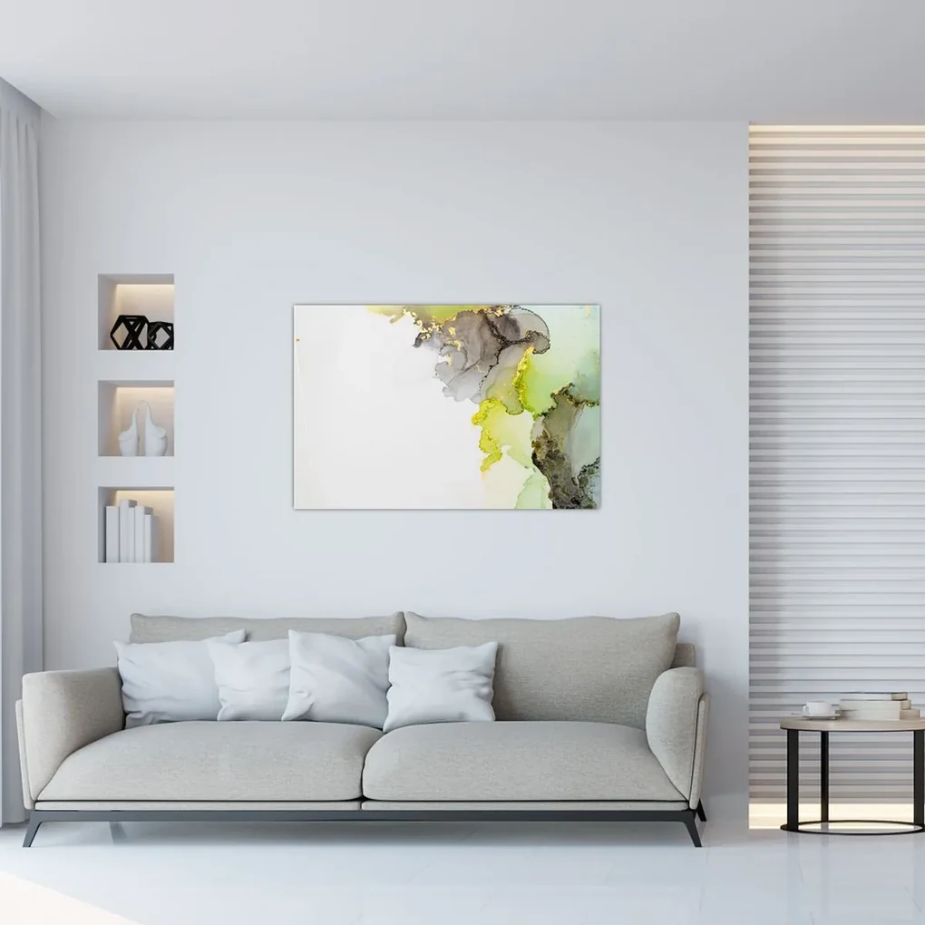 Obraz - Abstraktné umenie atramentom (90x60 cm)