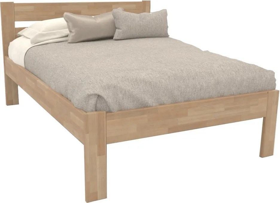 Posteľ Mystic 90x200 cm, prírodný buk