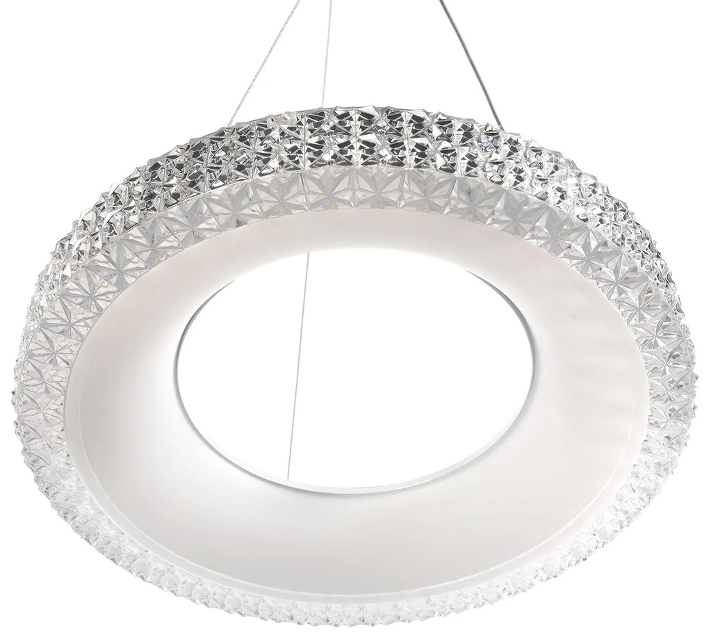 Toolight Toolight, LED závesné osvetlenie 40cm, 24W, 4000K, MS001-CP, ružové zlato, OSW-09610
