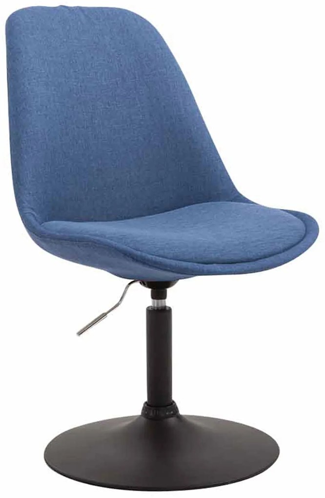 Stolička Maverick B - látka, podnož kov čierna matná - Modrá
