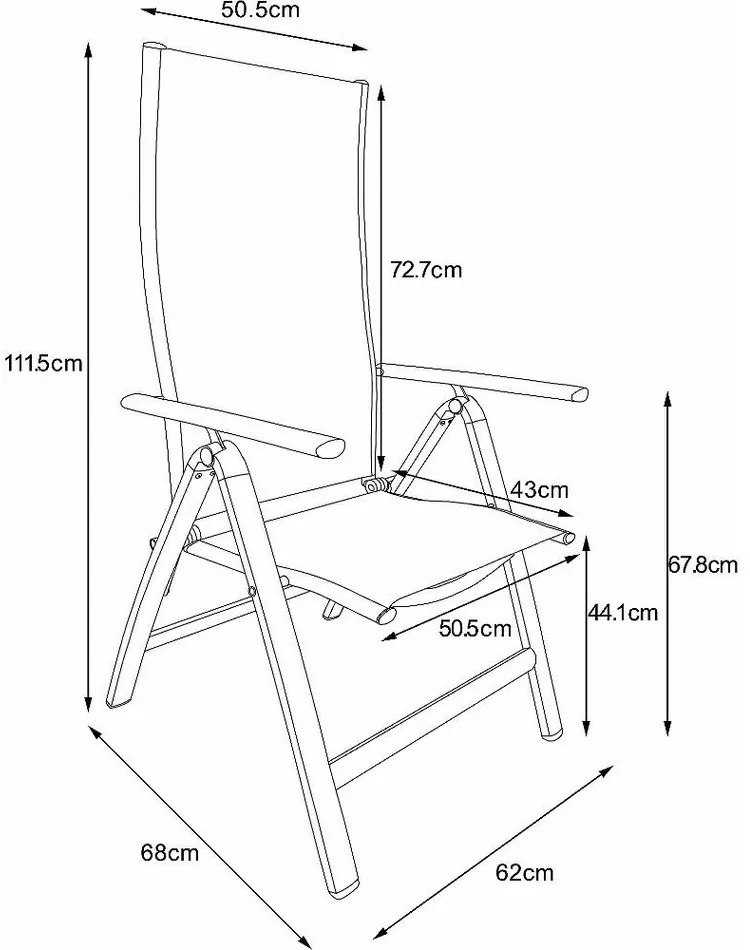 Fieldmann FDZN 5018 záhradné kreslá, 2 ks
