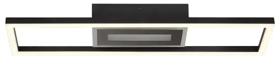 Brilliant-LED RGBW stmievateľné stropné svietidlo BESSON LED/20W/230V 3000-6500K čierna + diaľkové ovládanie