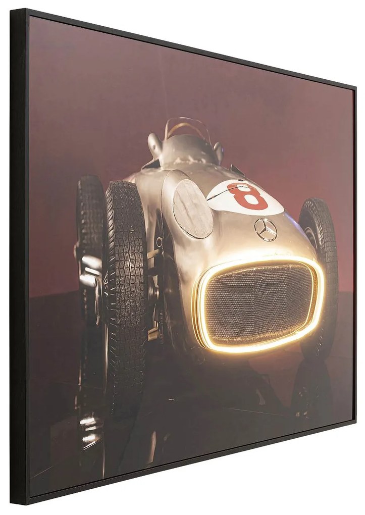 Racing Car LED obraz viacfarebný 80x120 cm