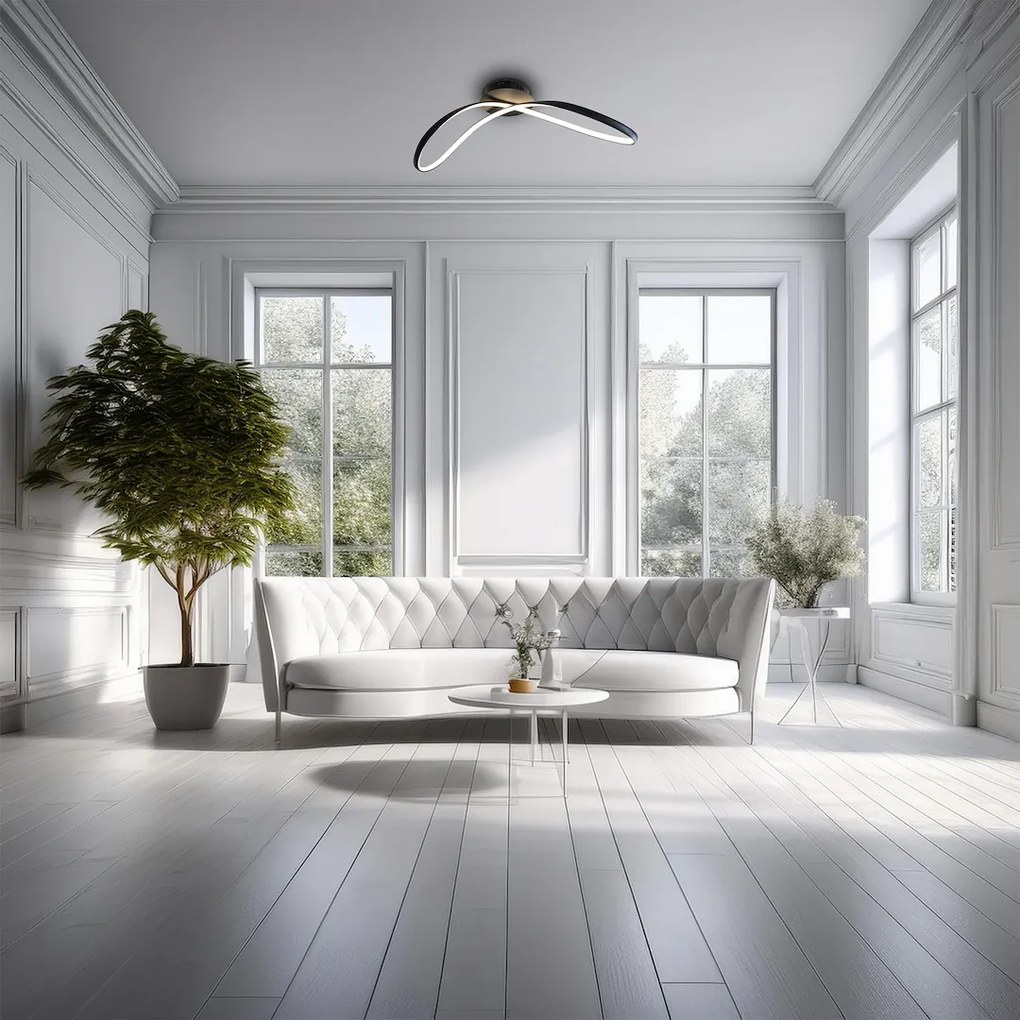 Stropné LED svietidlo Infinity, 1x LED 21w, 4000k, b