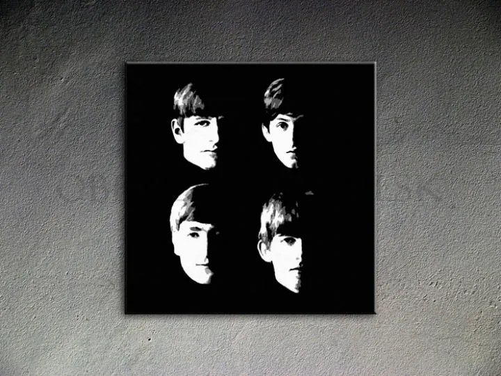 Ručne maľovaný POP Art obraz Beatles | rôzne rozmery