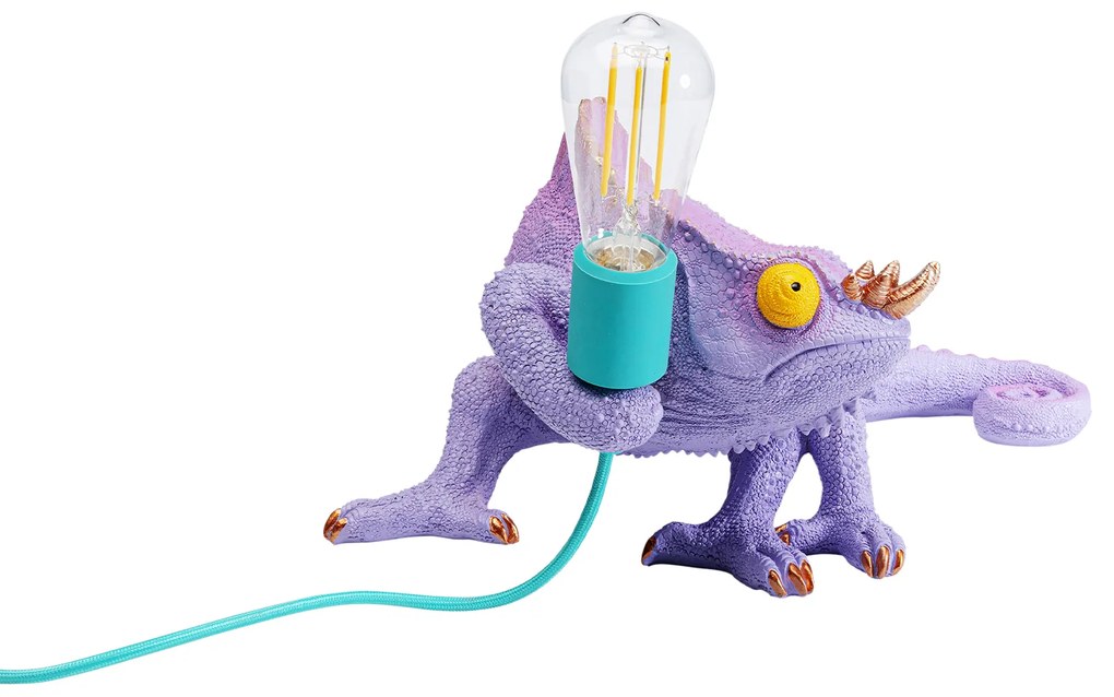 Chameleon stolová lampa fialová