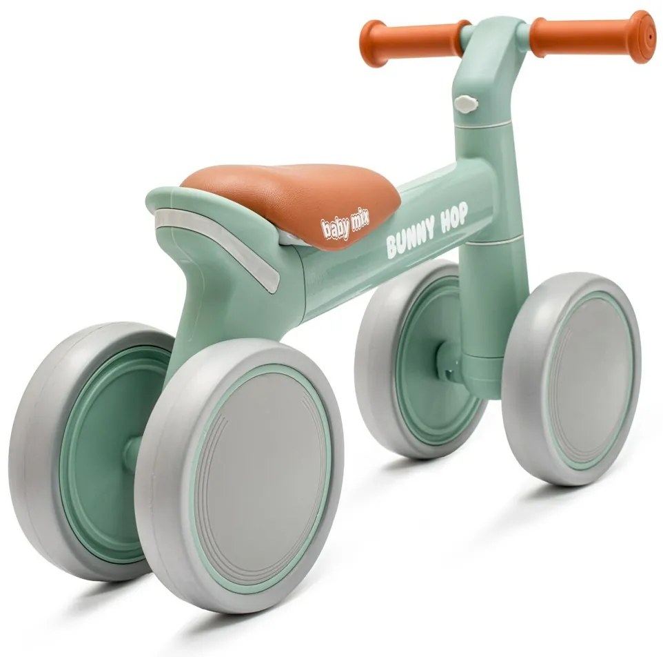 Detské odrážadlo Baby Mix Bunny Hop Ultralight zelené