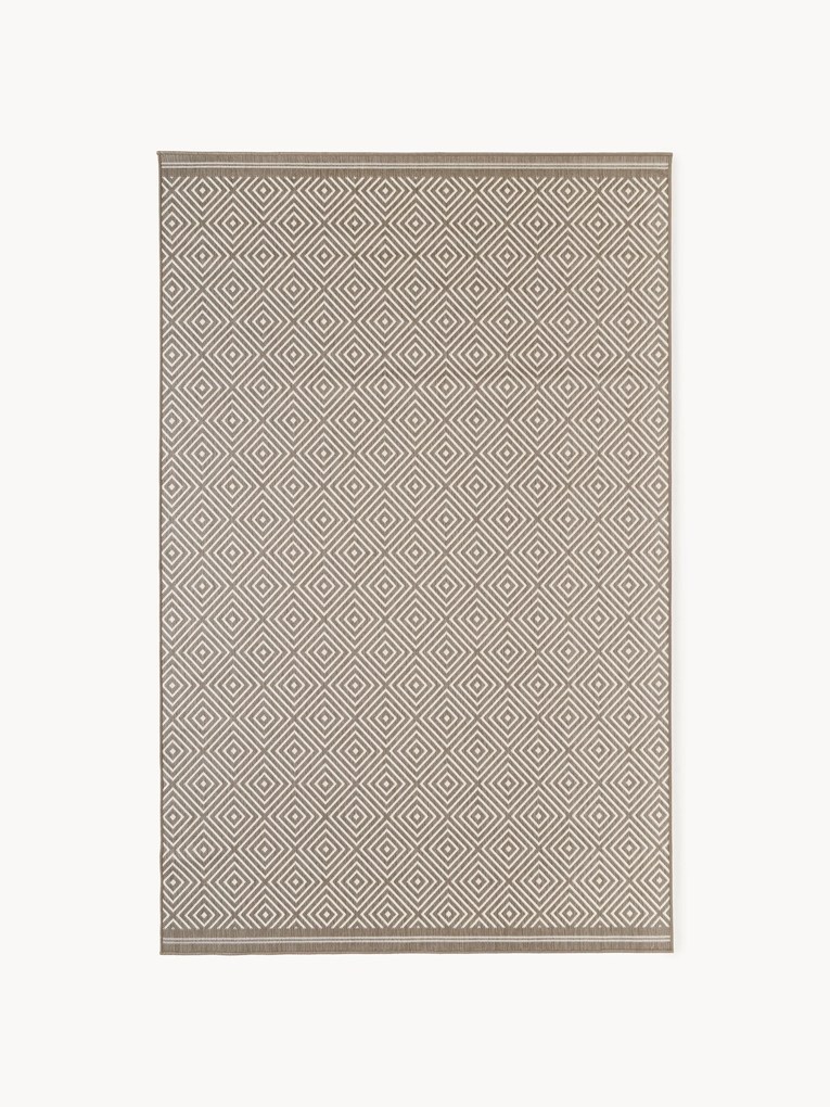 Obojstranný koberec's diamantovým vzorom do interiéru/exteriéru Reddy