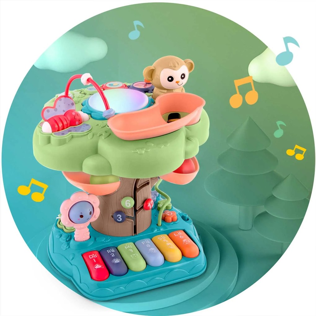 Vzdelávacia hračka na stromček s melódiou Ricokids 781600