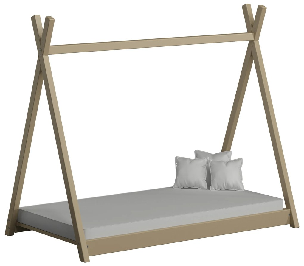 Detská posteľ Teepee 160x70 vanilka