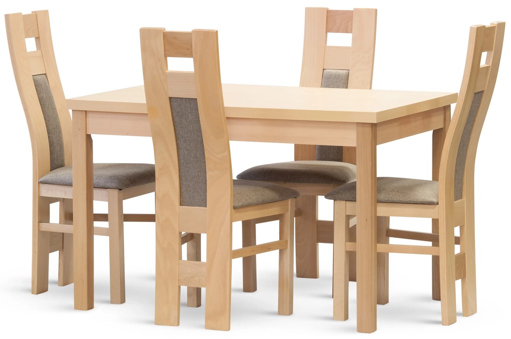 Stima stôl Udine Vyberte odtieň ->: Buk, Vyberte rozmer ->: 140 x 80 cm + 40 cm