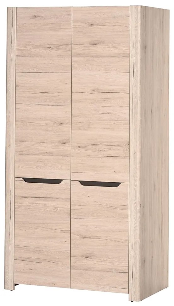 Šatníková skriňa Desjo 05 98 cm dub San Remo