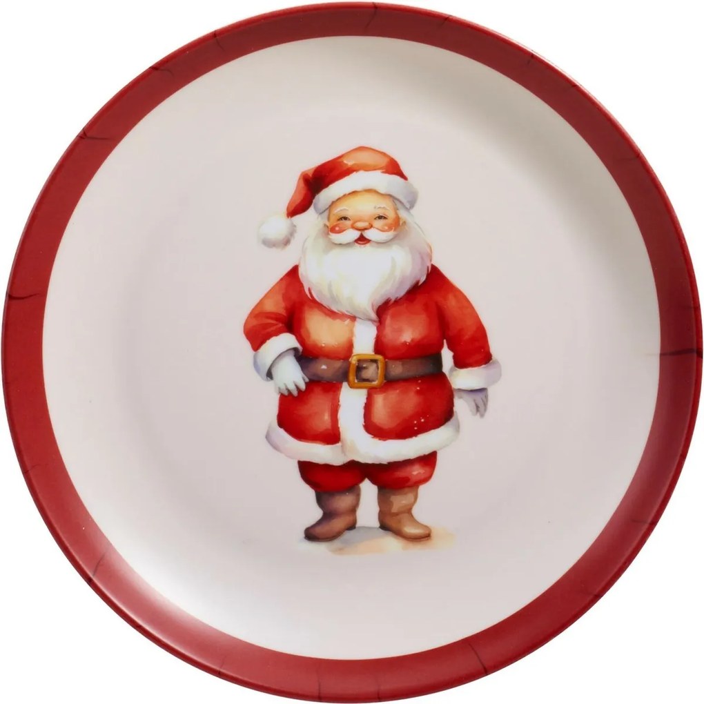 5-dielna detská jedálenská súprava z melamínu Santa