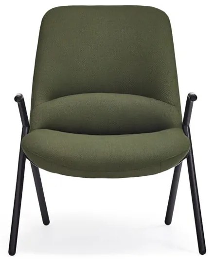 Zelené kreslo Teulat Dins, výška 90 cm