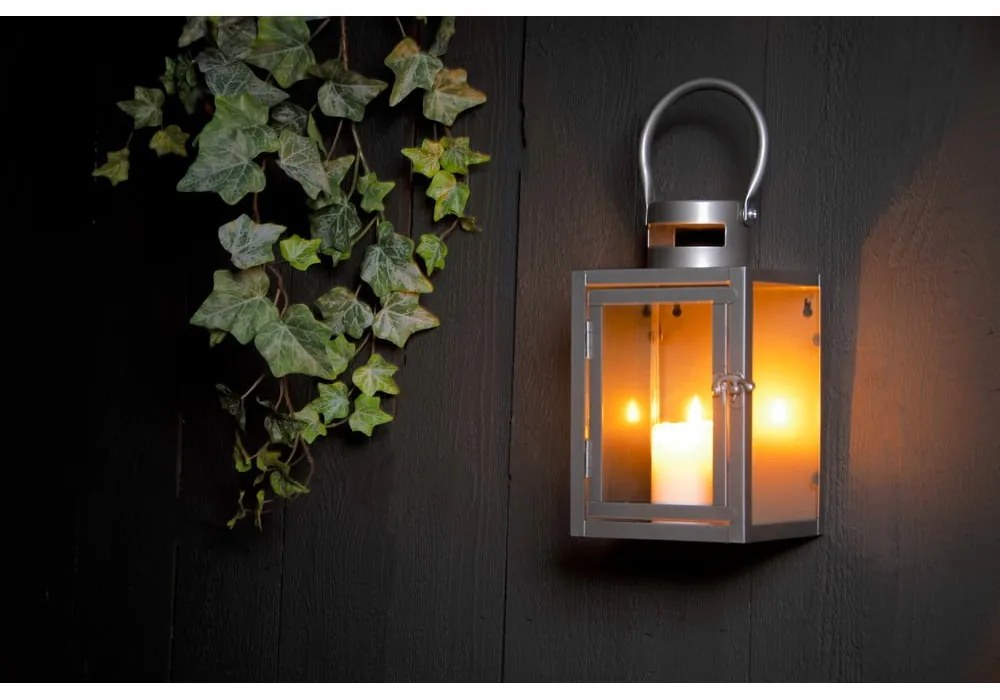 Kovový lampáš (výška 23 cm) Modern – Esschert Design