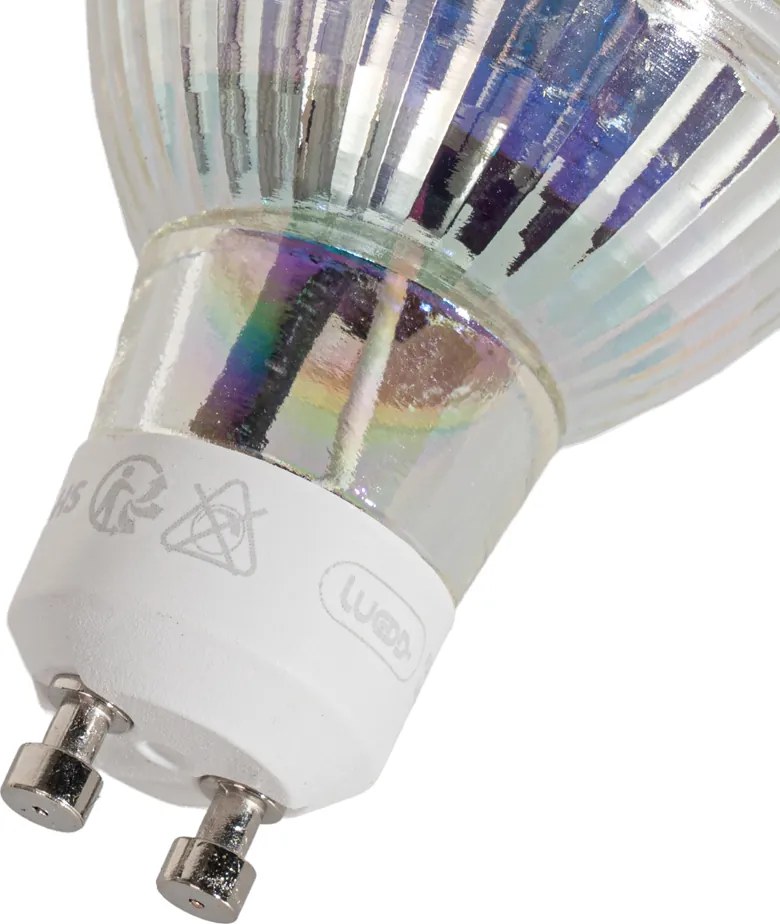 Sada 5 GU10 50mm čírych LED žiaroviek 3W 250 lm 2200K