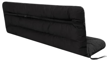 Vankúš na hojdačku ANIA 150 cm čierny, ekolen
