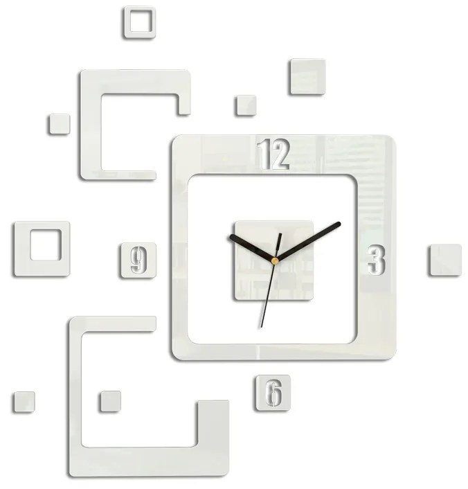 Moderné nástenné hodiny TRIO HMCNH013-white