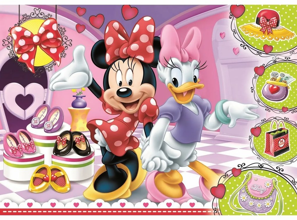 TREFL Třpytivé Minnie a Daisy 100 dielov