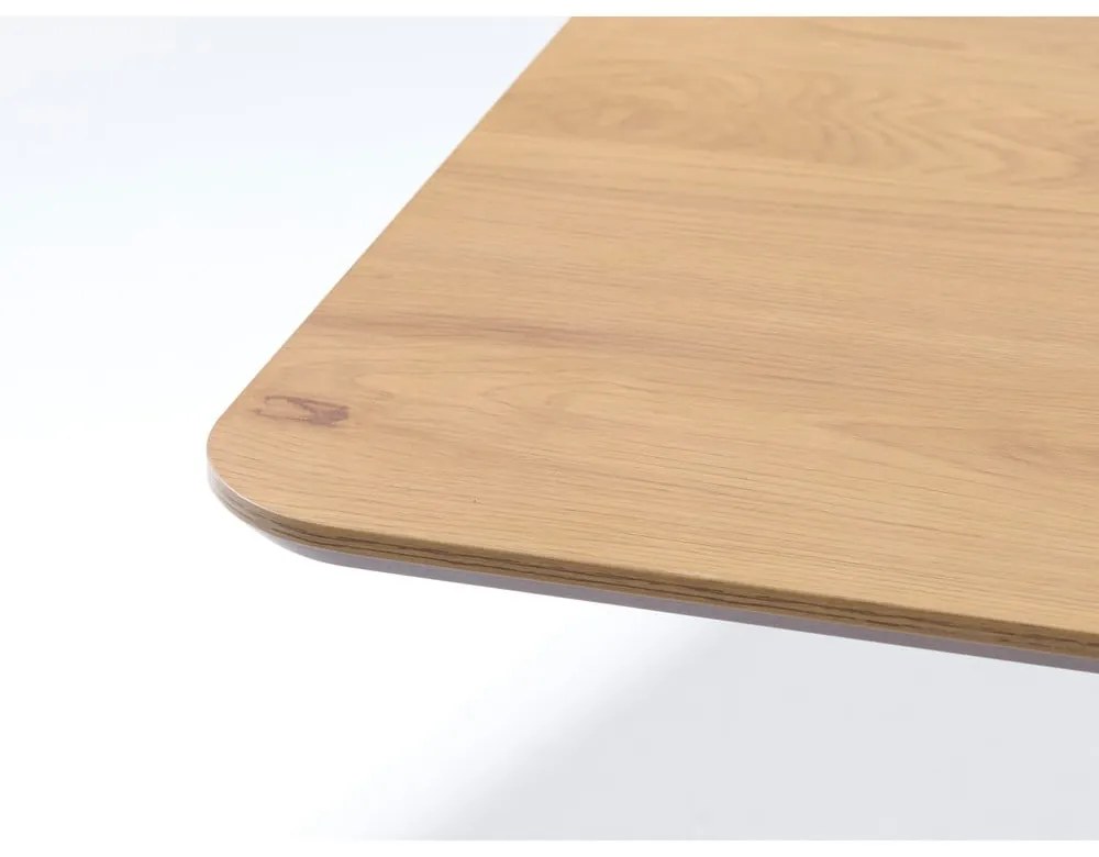 Jedálenský stôl s doskou v dubovom dekore 90x160 cm Cesura – Unique Furniture