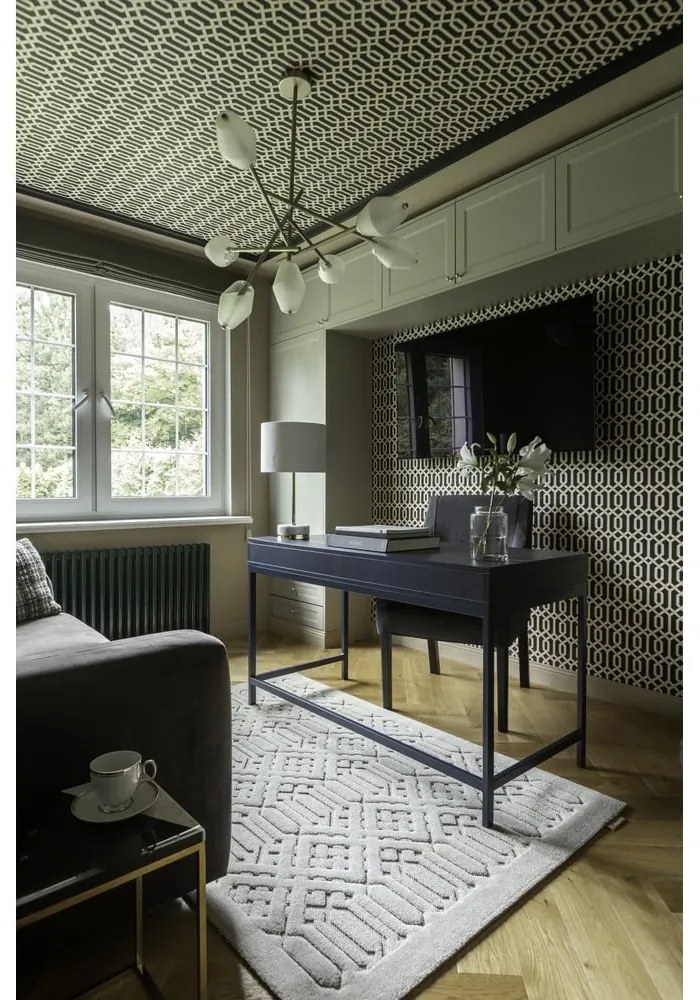 Svetlosivý vlnený koberec 160x230 cm Dive – Agnella