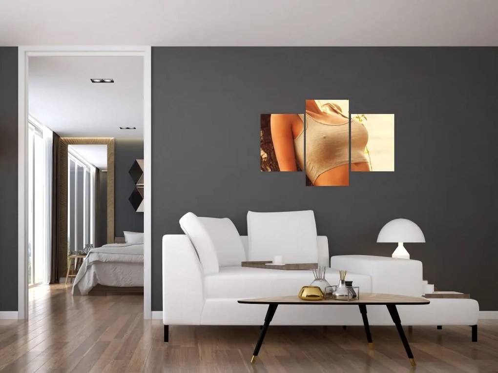 Obraz - Žena pri strome (90x60 cm)