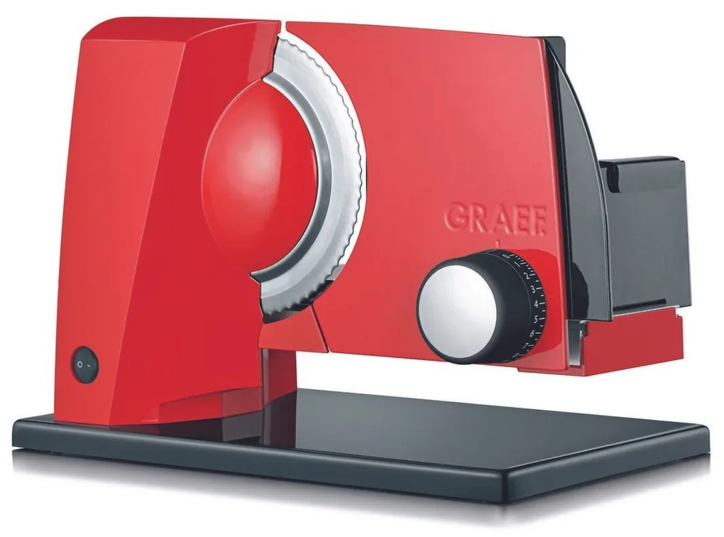 GRAEF SKS 11023 elektrický krájač s 2 kotúčmi, červená