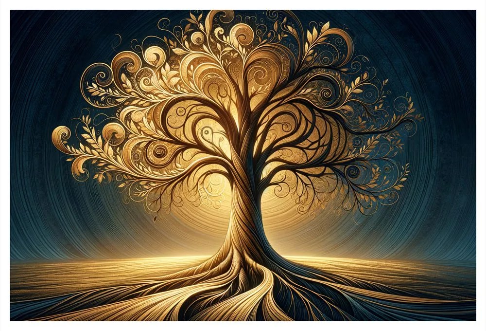 Obraz magický strom života