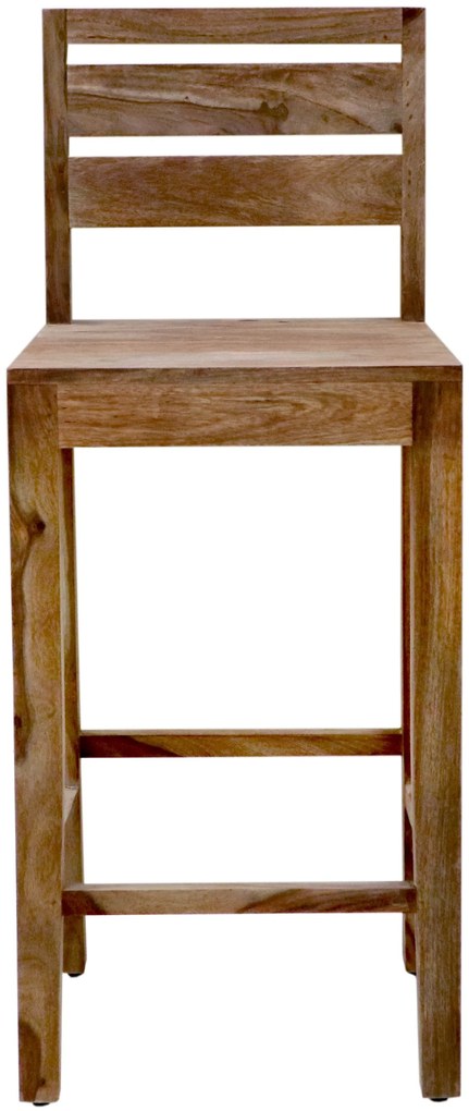 furniture-nabytek.cz - Barová stolička s opierkou z palisandrového dreva