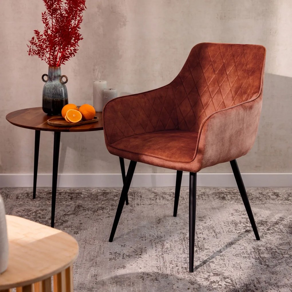 Jedálenské kreslo SATORI brick-red