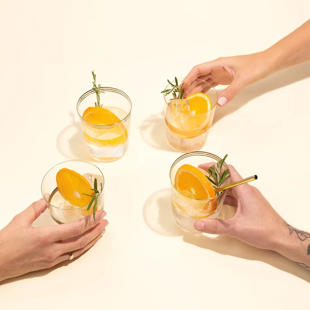 Poháre Tumbler 440 ml, set 12 ks - 21st Century Glas Lunasol META Glass - W0081
