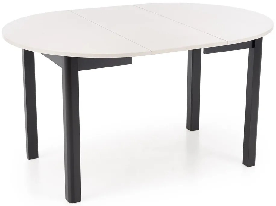 Rozkladací jedálenský stôl Ringo 102/142 cm kašmírový/čierny