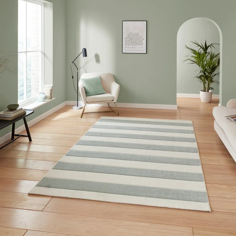 Koberec v mentolovej farbe 160x230 cm Cove Stripe – Catherine Lansfield