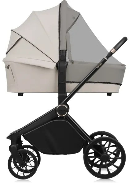 Lionelo - Kombinovaný kočík 3v1 MIKA PLUS pieskový