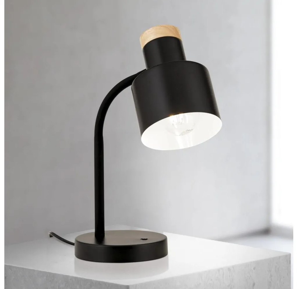Orion - Stolová lampa GILI 1xE27/40W/230V čierna