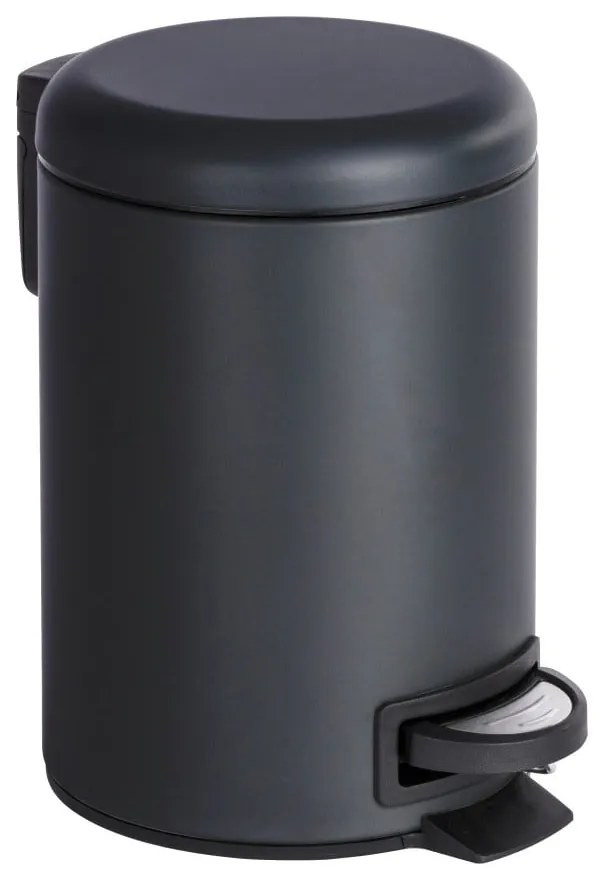 Odpadkový kôš v čiernej farbe Wenko Leman, 3 l