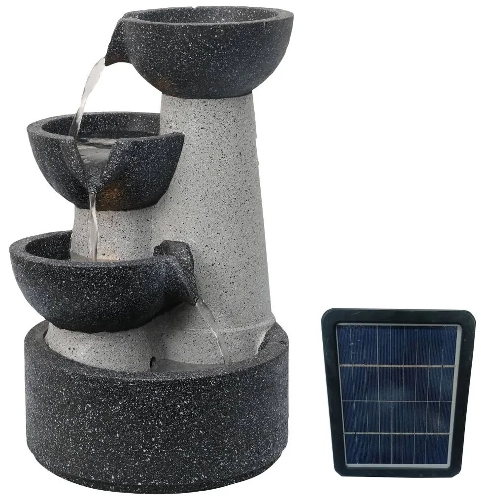Záhradná solárna fontána BestBerg SF-18 / polyresin / 25,5 x 24 x 41 cm