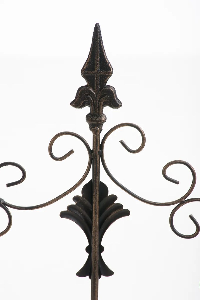 Mriežka na ruže Burg - 122 x 35 cm - Bronzová