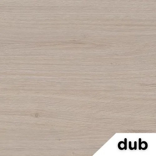 Výškovo nastaviteľný stôl OfficeTech D, 160 x 80 cm, biela podnož, dub
