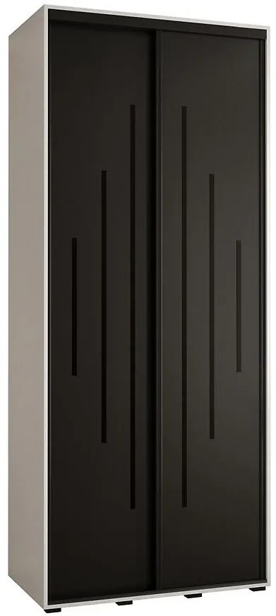 Skriňa 45 Canaris 12 100 biela/čierna/čierna