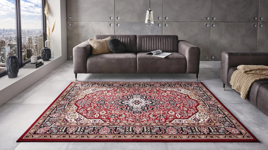 Nouristan - Hanse Home koberce Kusový koberec Mirkan 104095 Red - 200x290 cm