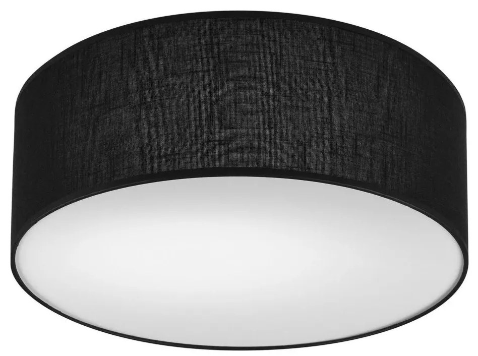 Stropné svietidlo SIRJA 1xE27/60W/230V pr. 35 cm čierna