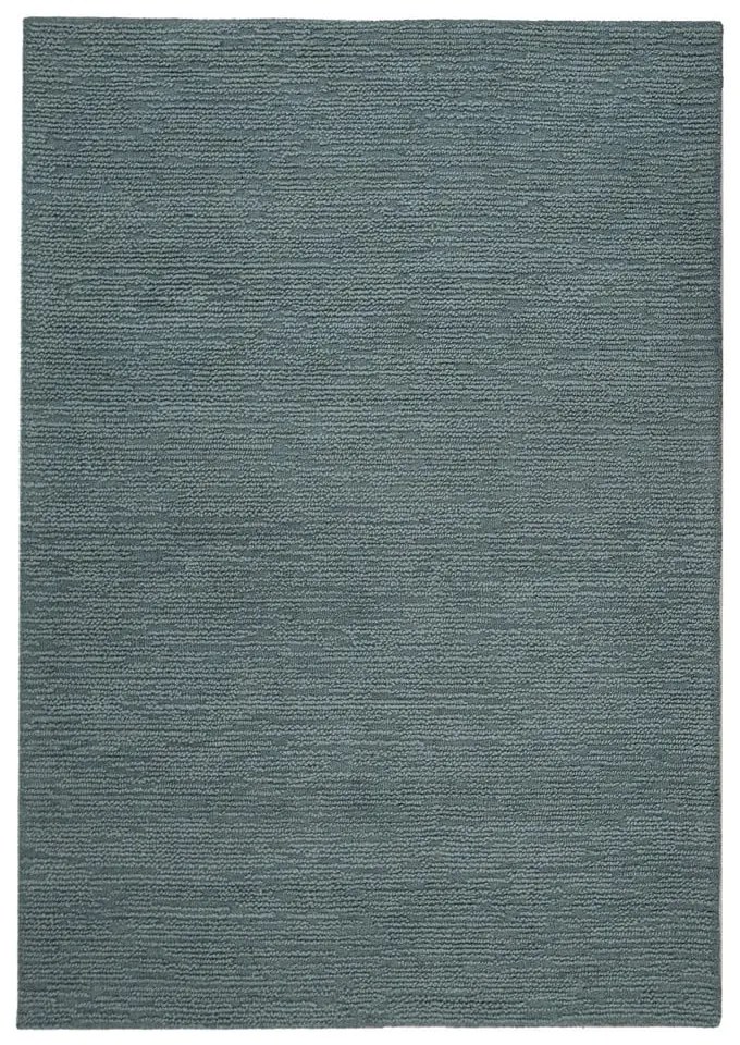 Sivomodrý ručne tkaný vlnený koberec 200x290 cm Harris Boucle – Flair Rugs