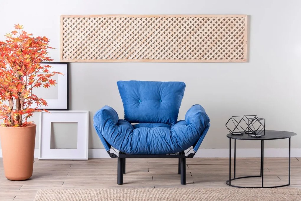 Kreslo Nitta jednomiestne modré