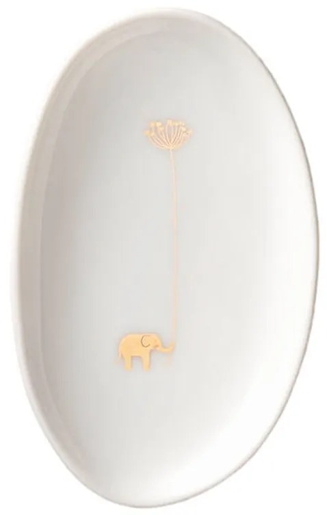 räder Porcelánové tácky na šperky Wonderland – set 3 ks