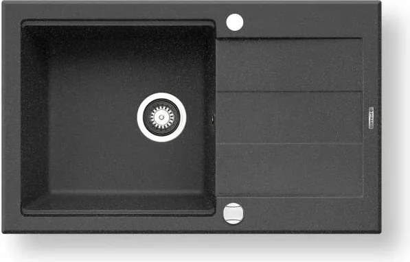 Pyramis 70083701 - Kuchynský drez SPARTA PLUS LUX 78x48 cm granit/čierna